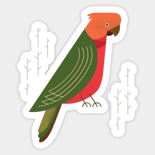 Australian King Parrot, Bird of Australia Sticker